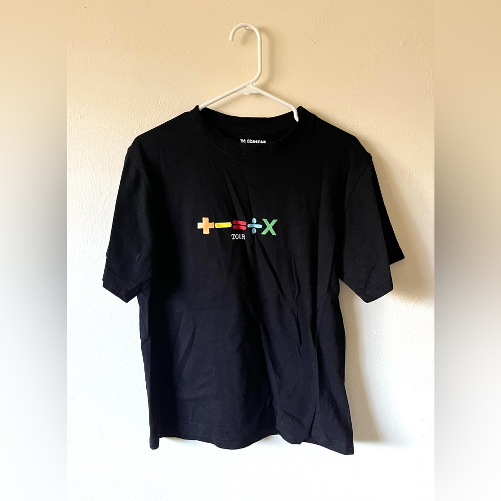 Ed Sheeran Black +-=%x Tour Shirt